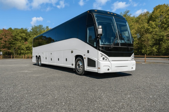 Conroe Coach Bus Service 56 Passenger Charter Bus