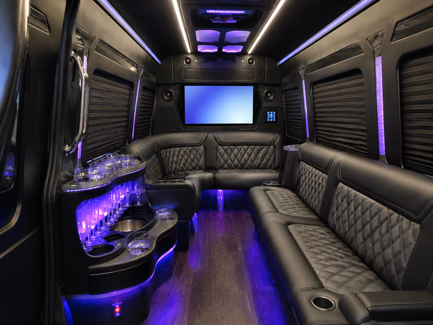 bus rental options for conroe trips