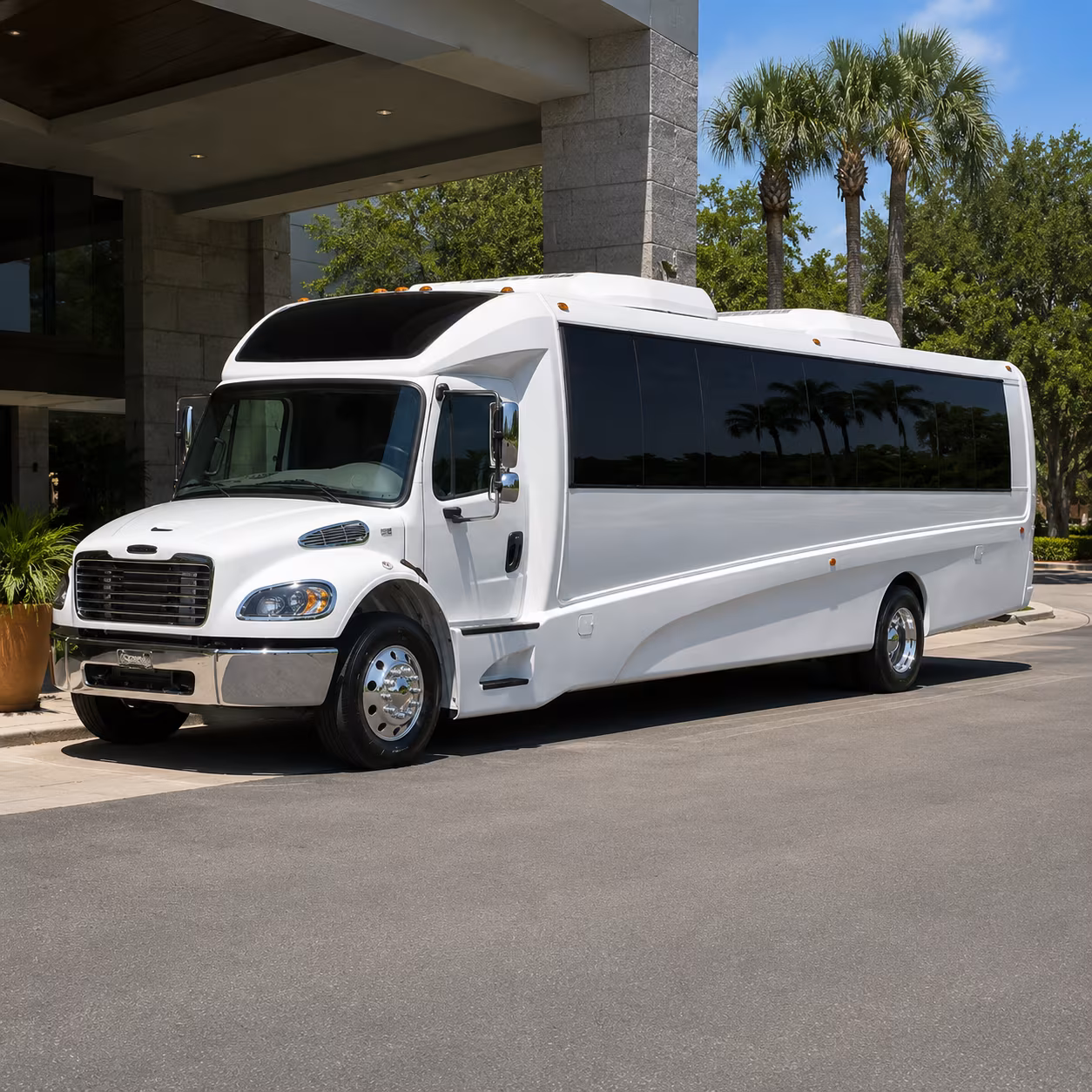 bus rentals for music festival weekends near conroe
