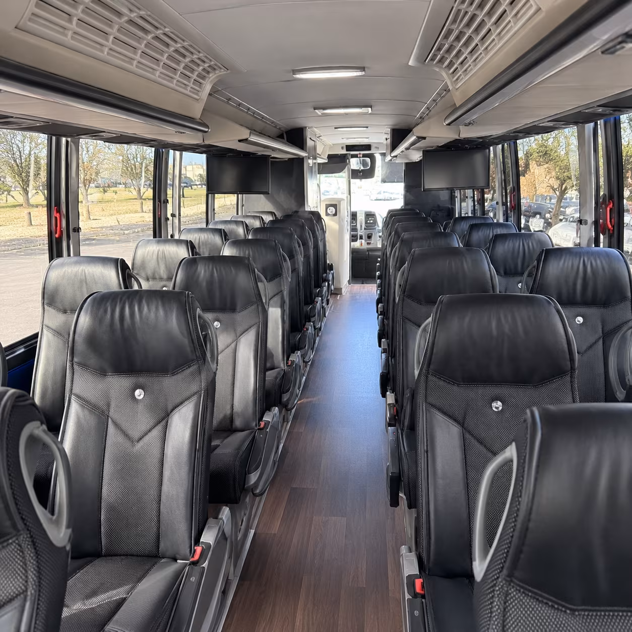 charter buses for sunday worship and weekly service runs in conroe