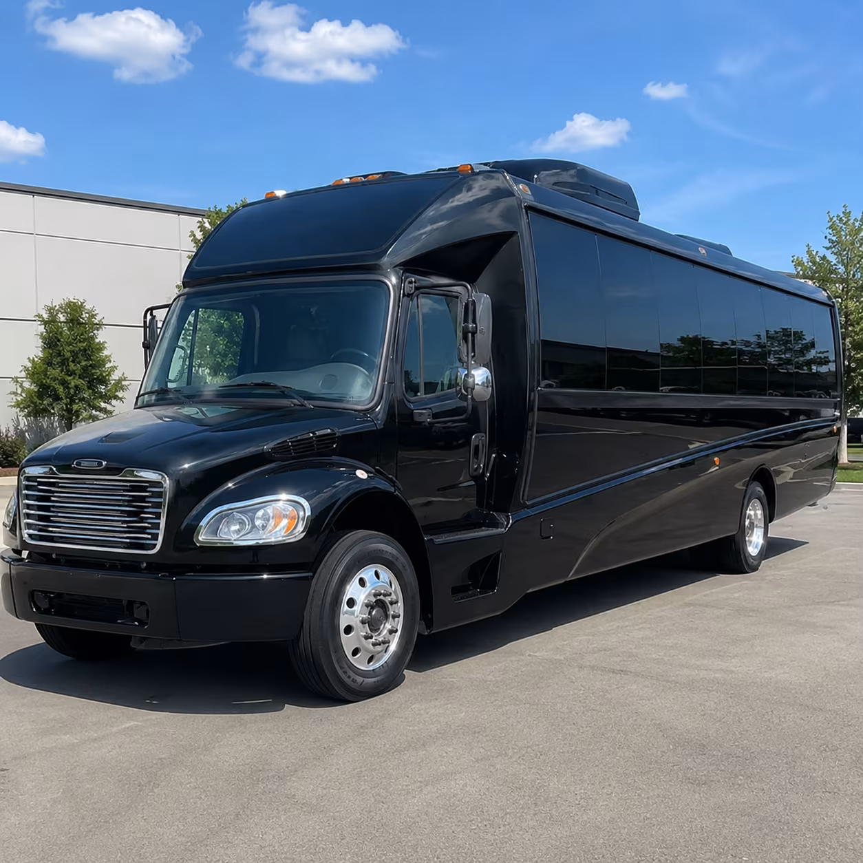 concert shuttle buses for groups arriving from out of town