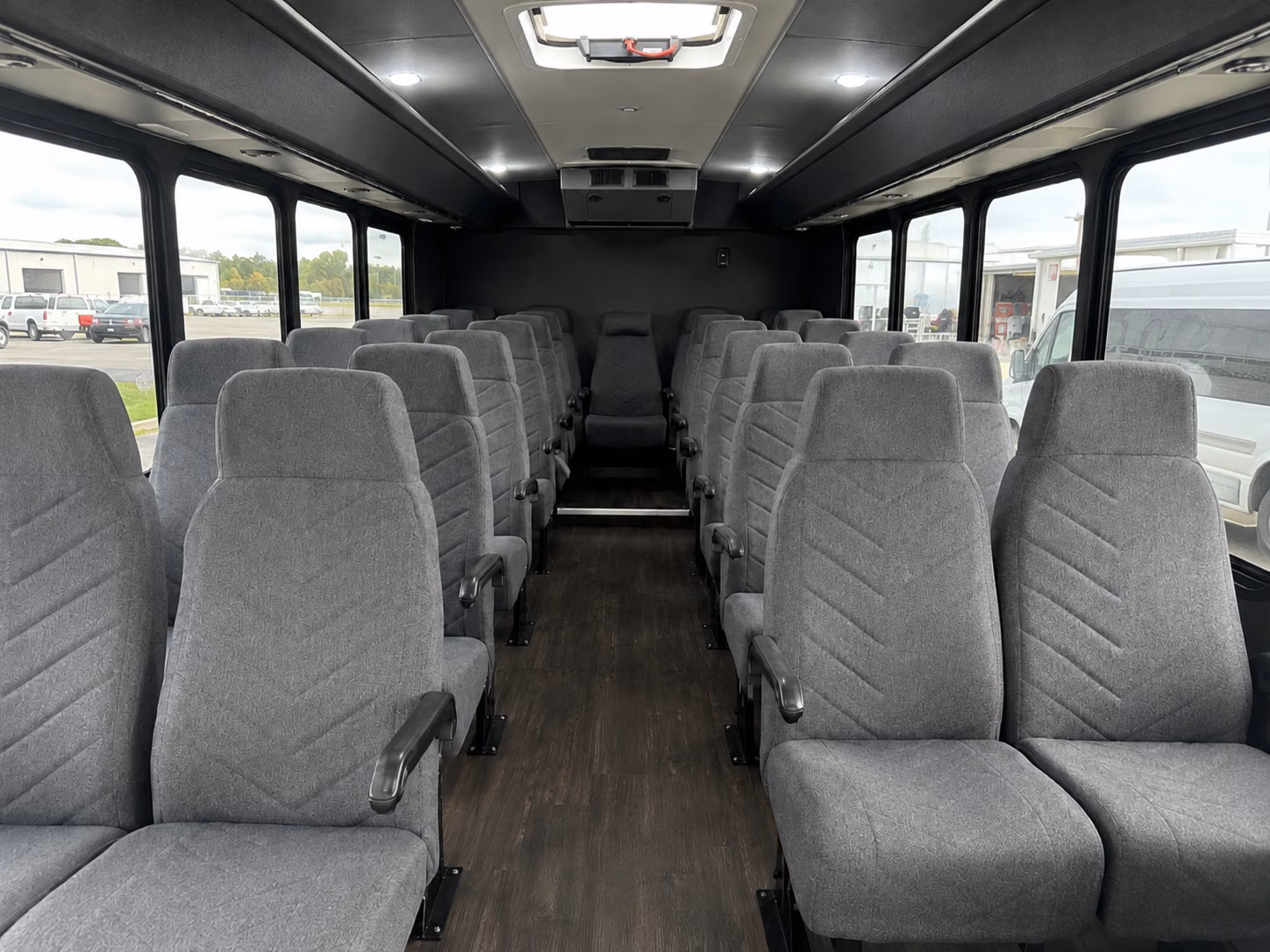 conroe 18 passenger minibus interior