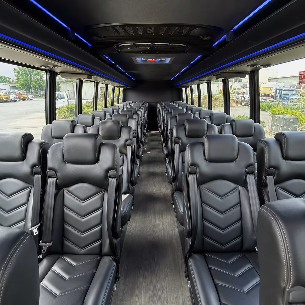 conroe 25 passenger minibus interior