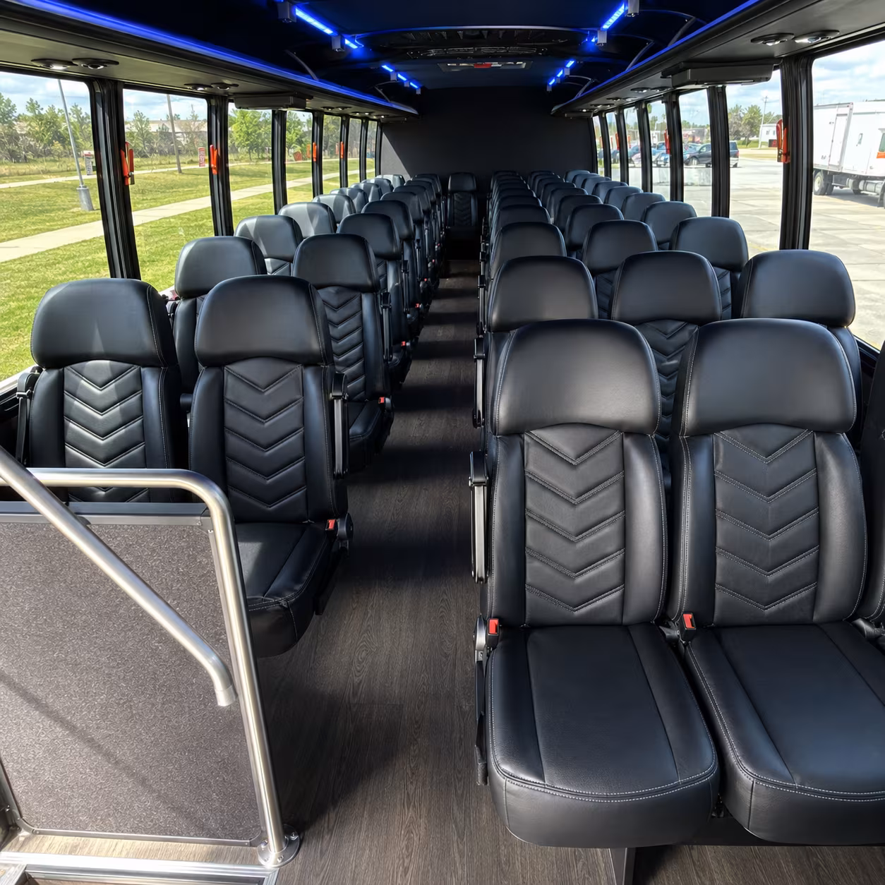 conroe 28 passenger minibus interior