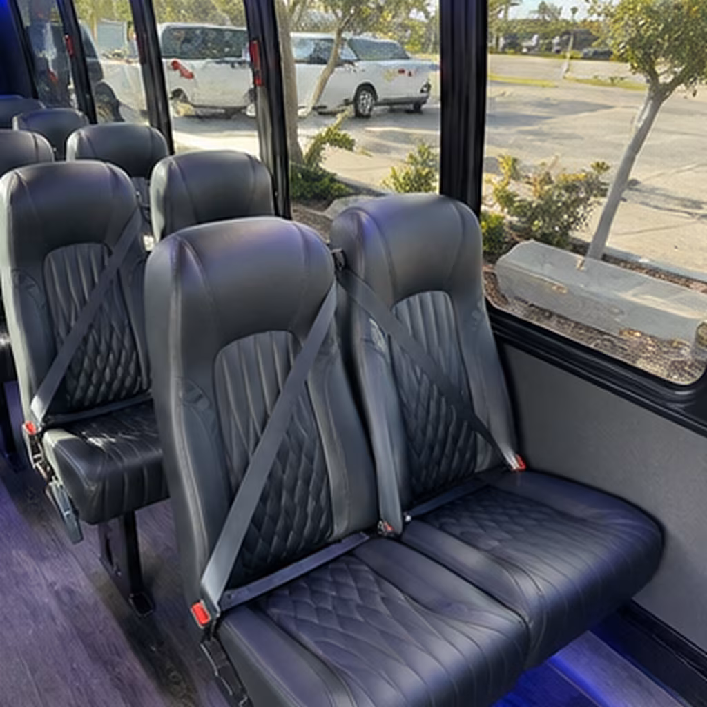 conroe 35 passenger minibus interior