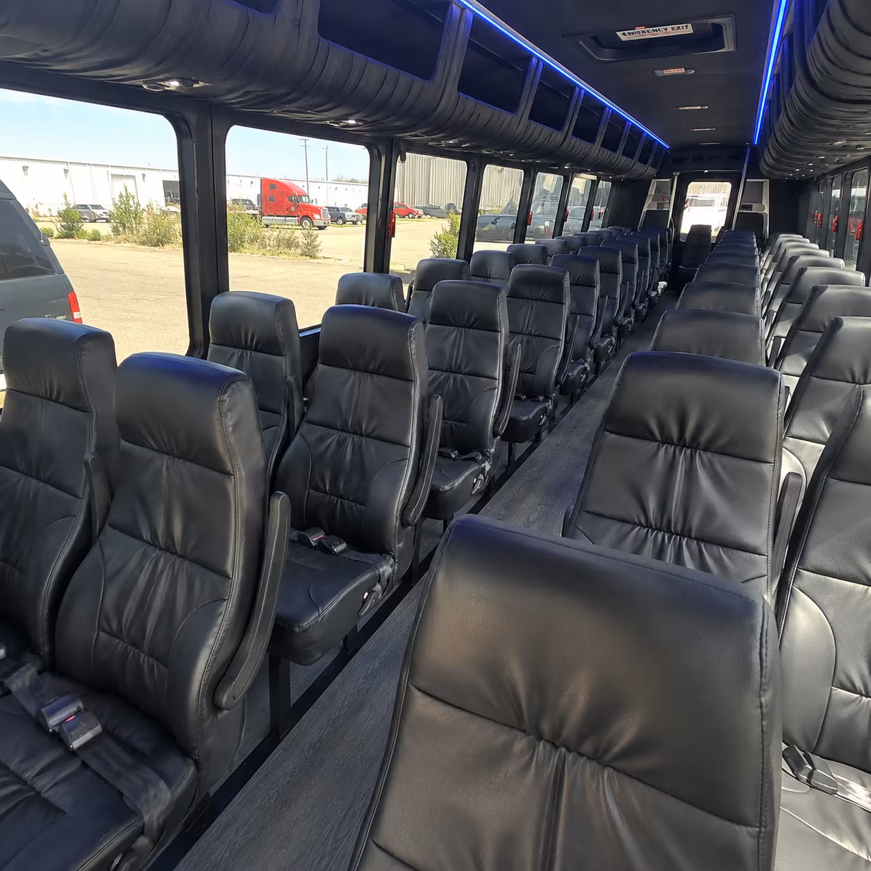 conroe airport transportation onboard seating