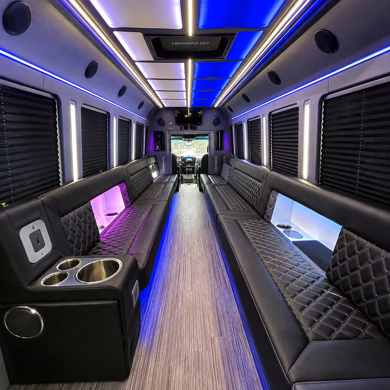 conroe party bus rentals inside