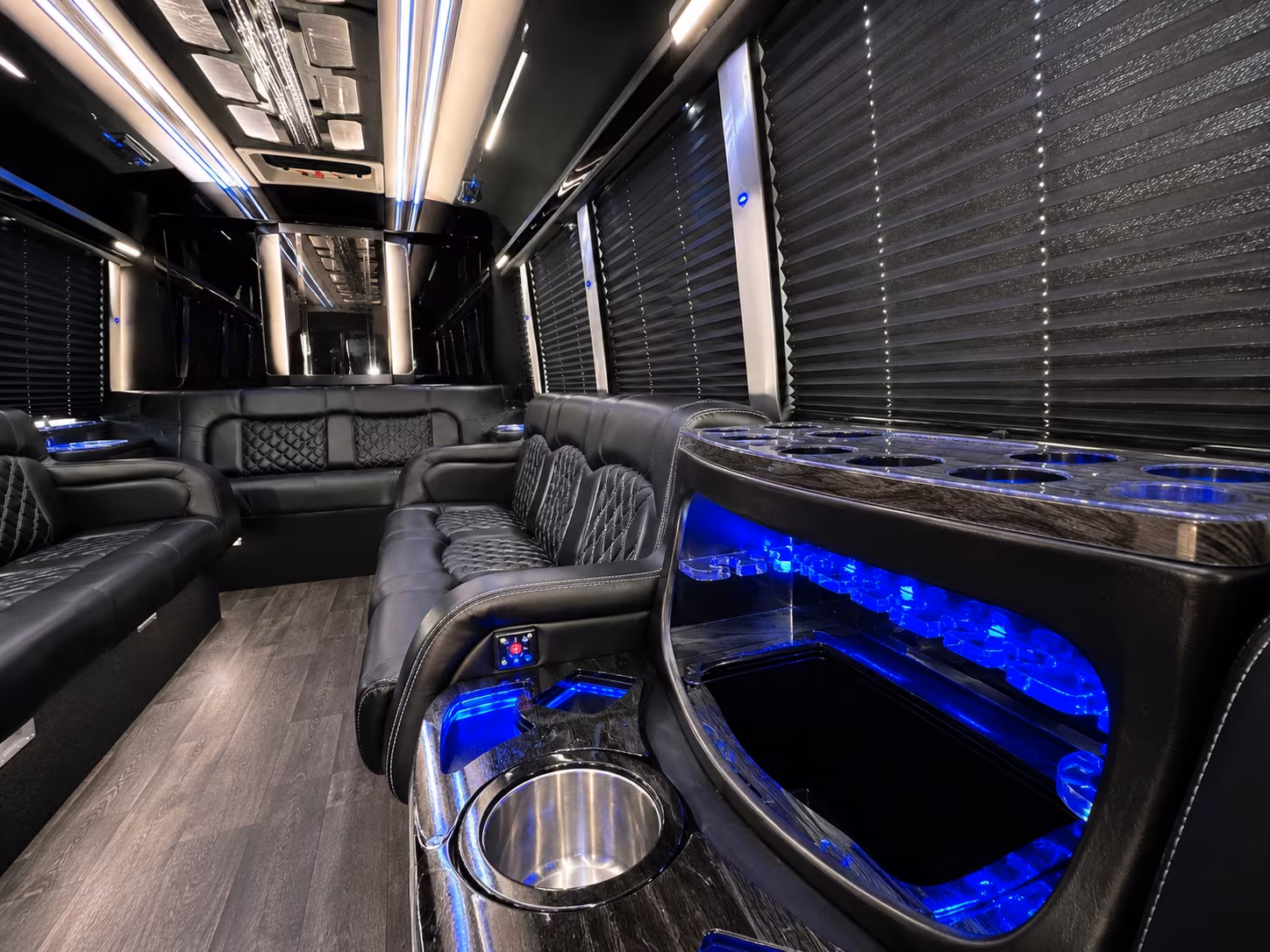 conroe sporting event party bus rental