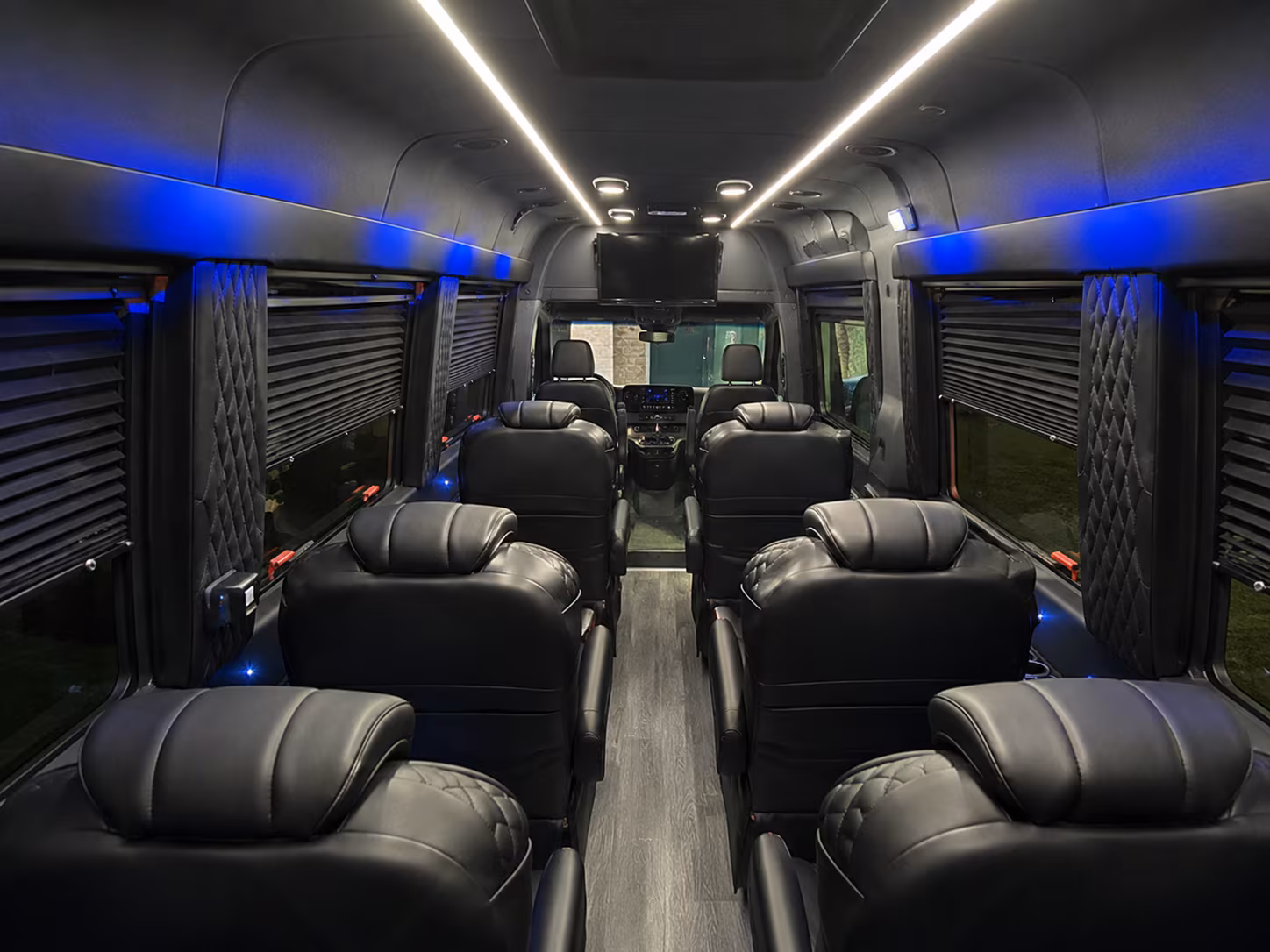 conroe sprinter van with driver inside