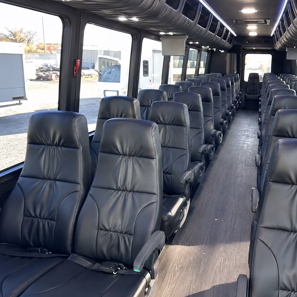 rehearsal dinner and multi day wedding weekend bus rentals in conroe