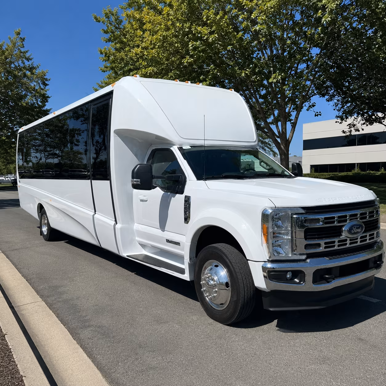 rent a bus for corporate events and shuttle services along the i 45 corridor