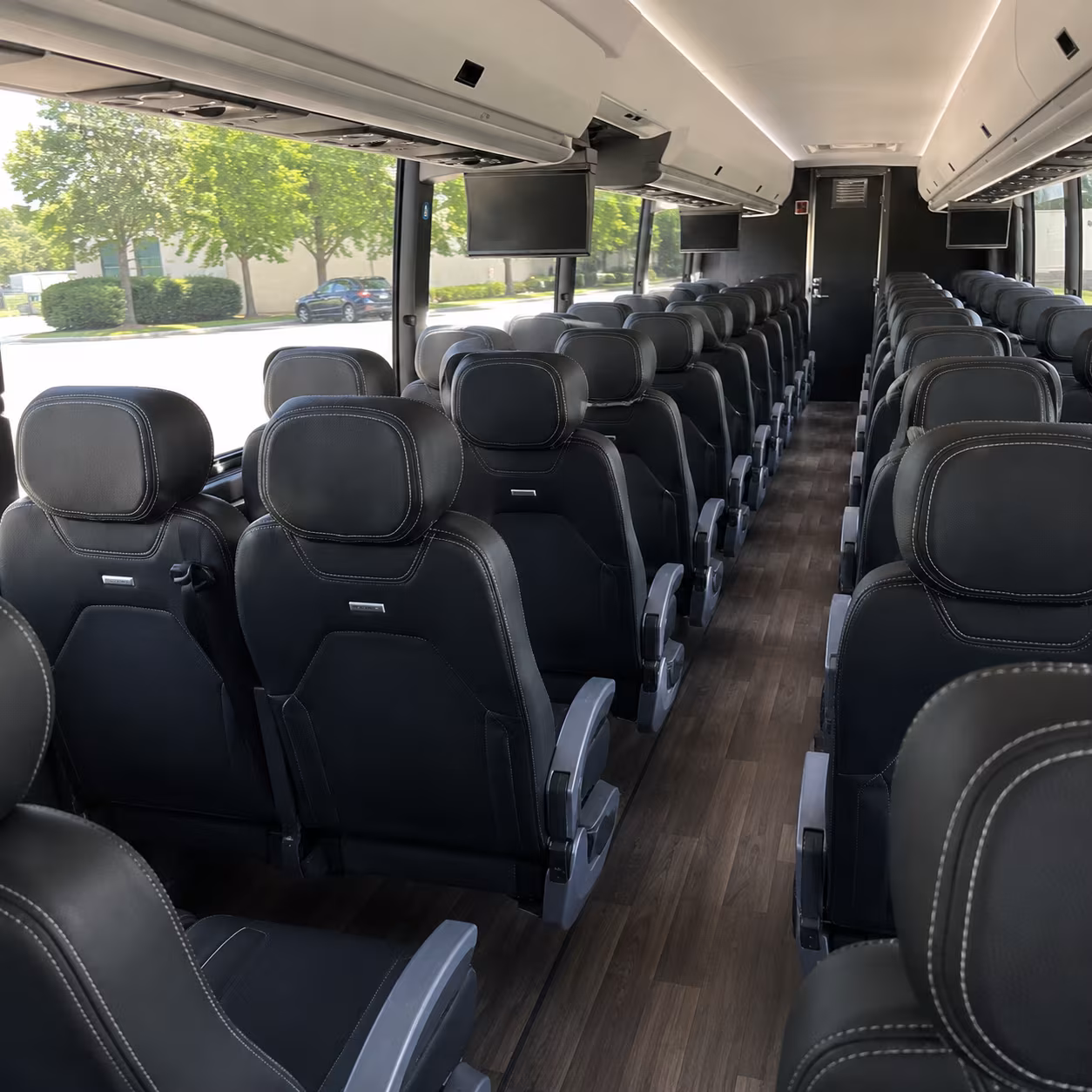 shuttle buses for senior ministry and mobility accessible church transportation in conroe