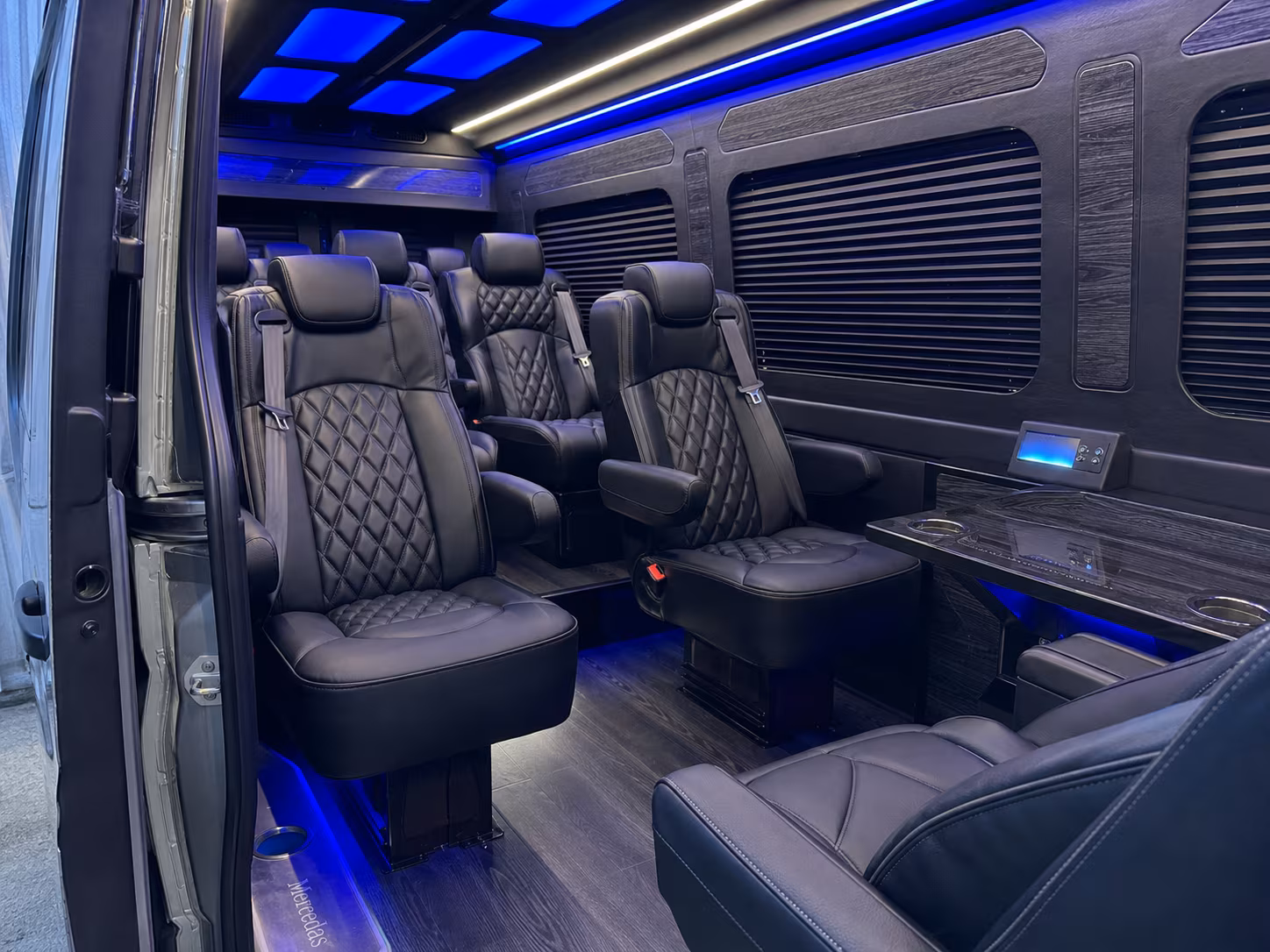 sprinter van transportation for groups and events across conroe