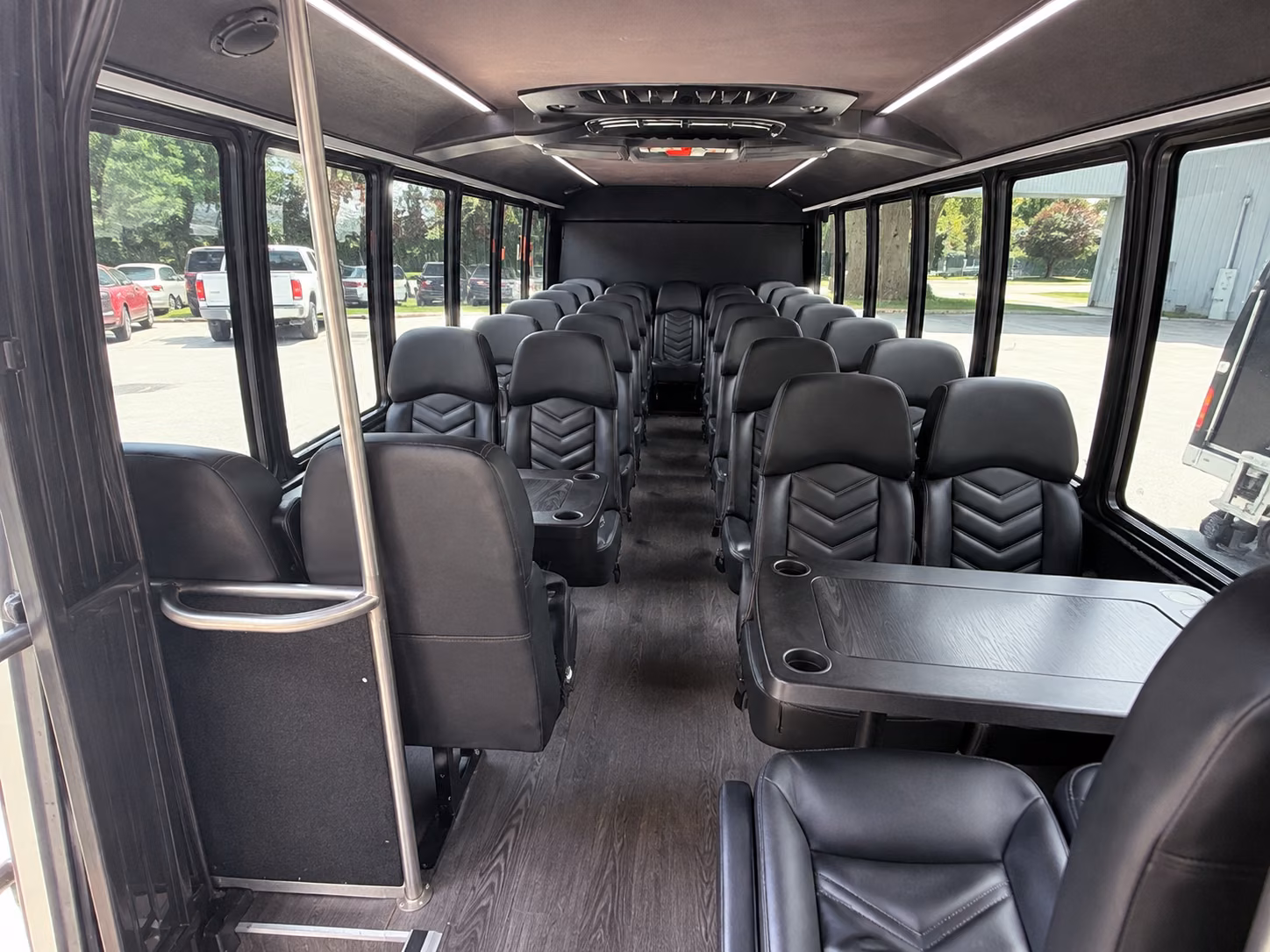 tailgate party buses for high school football and playoff runs in conroe